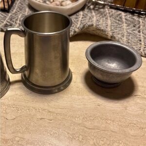 Vintage Wilton Armetale RWP Creamer & Sugar Bowl USA